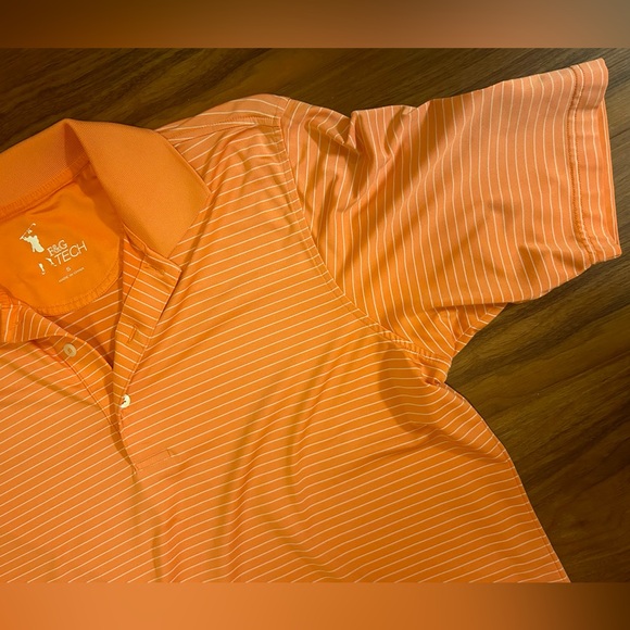 Fairway & Greene Tech Orange Polo - Picture 2 of 9